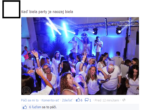 Keď biela party je naozaj biela
